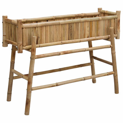 Garden Planter with Holder Natural 39.37 x 14.96 x 29.13 in