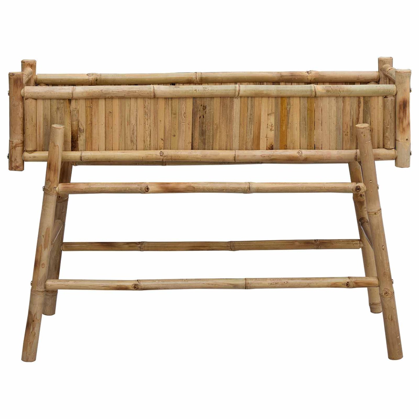 Garden Planter with Holder Natural 39.37 x 14.96 x 29.13 in