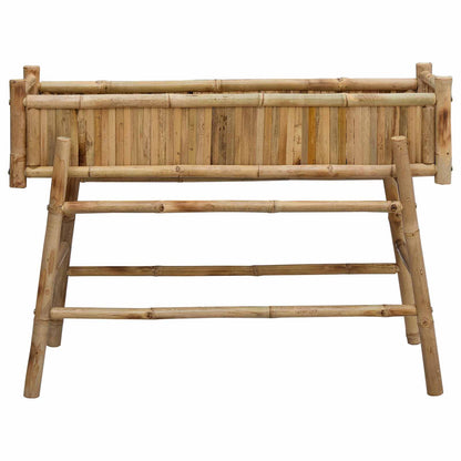 Garden Planter with Holder Natural 39.37 x 14.96 x 29.13 in