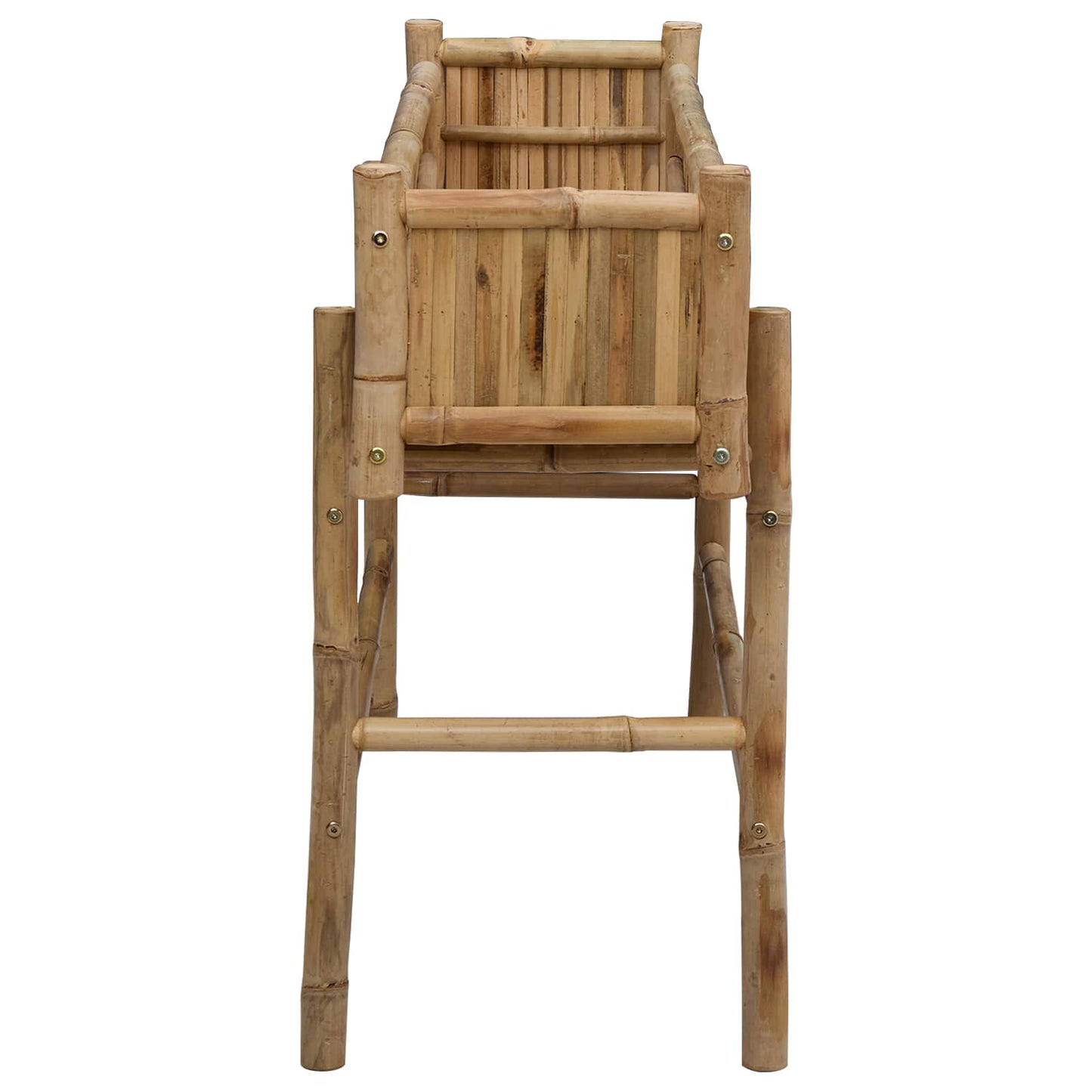 Garden Planter with Holder Natural 39.37 x 14.96 x 29.13 in