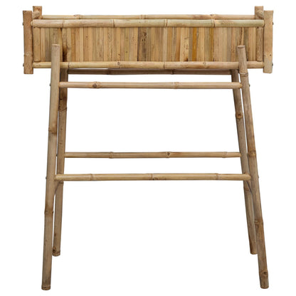 Garden Planter with Holder Natural 39.37 x 14.96 x 44.88 in
