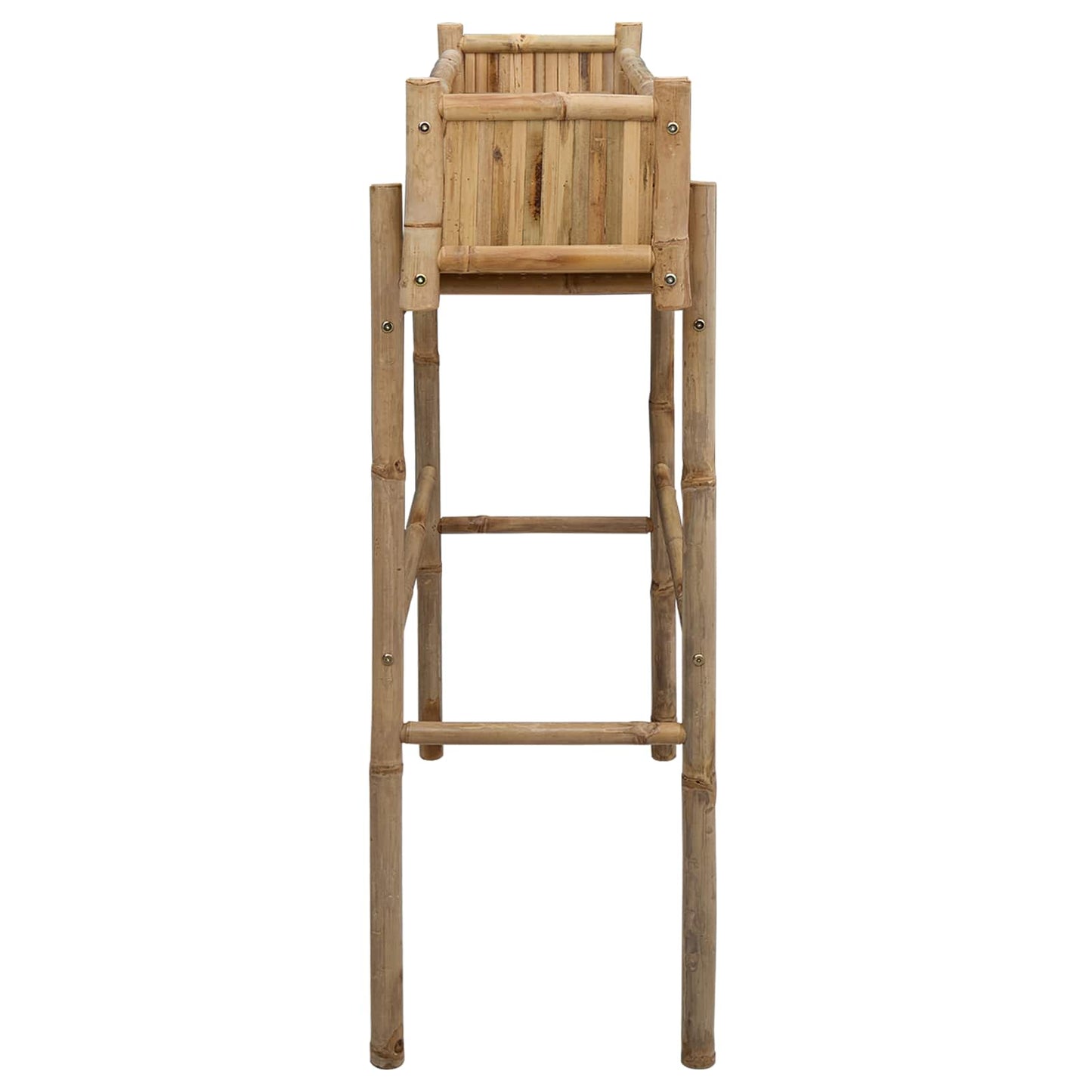 Garden Planter with Holder Natural 39.37 x 14.96 x 44.88 in