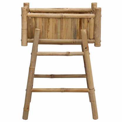 Garden Planter with Holder Natural 19.69 x 14.96 x 29.13 in