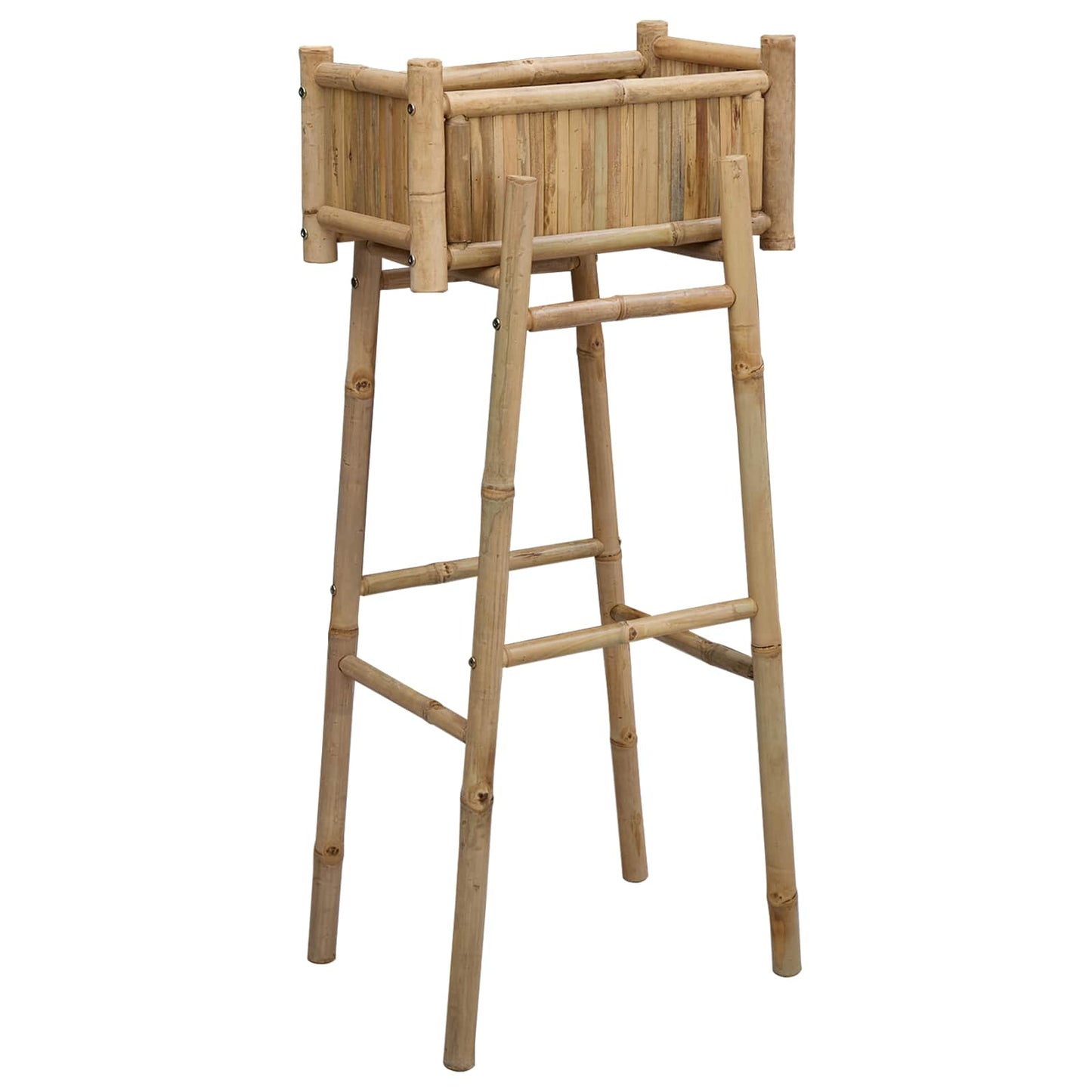 Garden Planter with Holder Natural 19.69 x 14.96 x 44.88 in