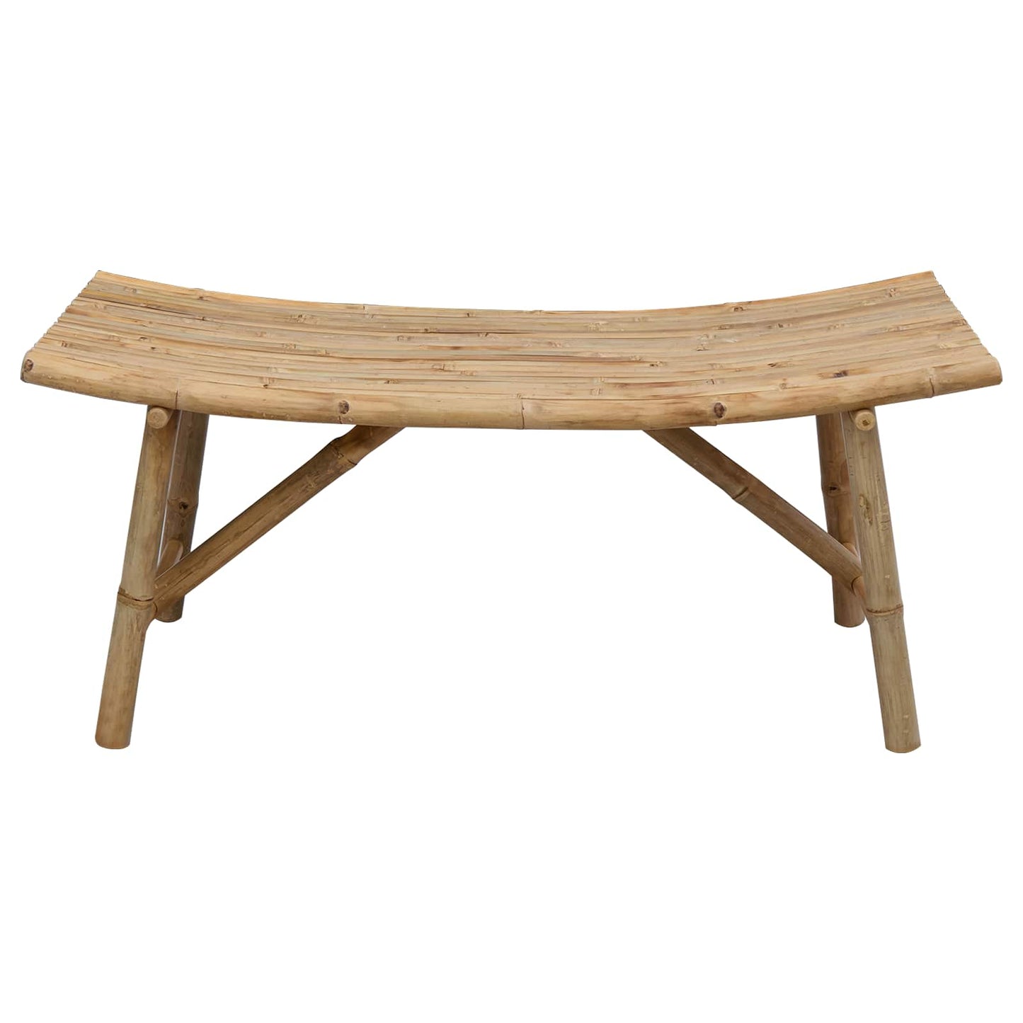 Garden Bench Natural 43.31 x 17.72 x 19.69 in Bamboo