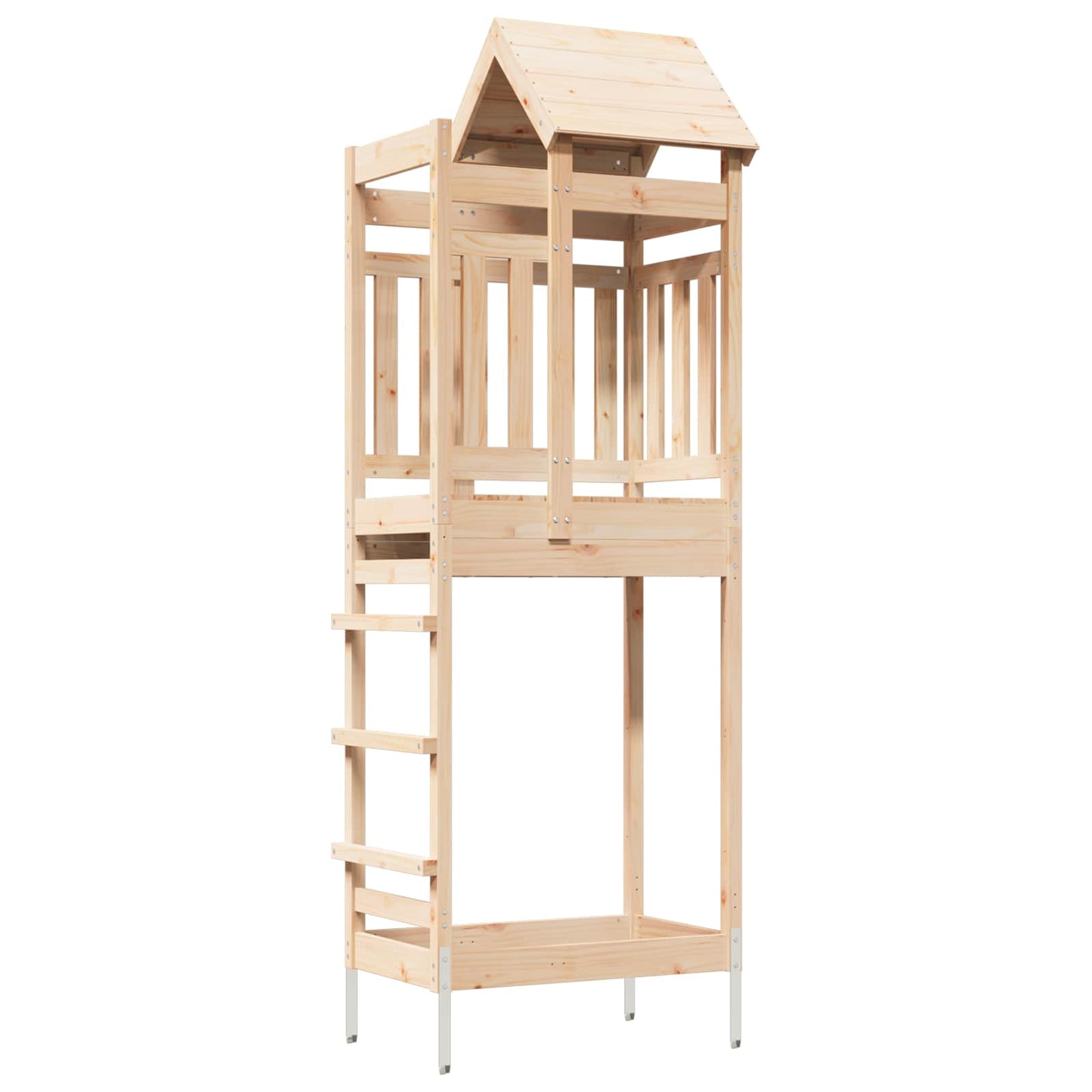 Play Tower Brown 52.5 x 85 x 238 cm Solid Pine Wood