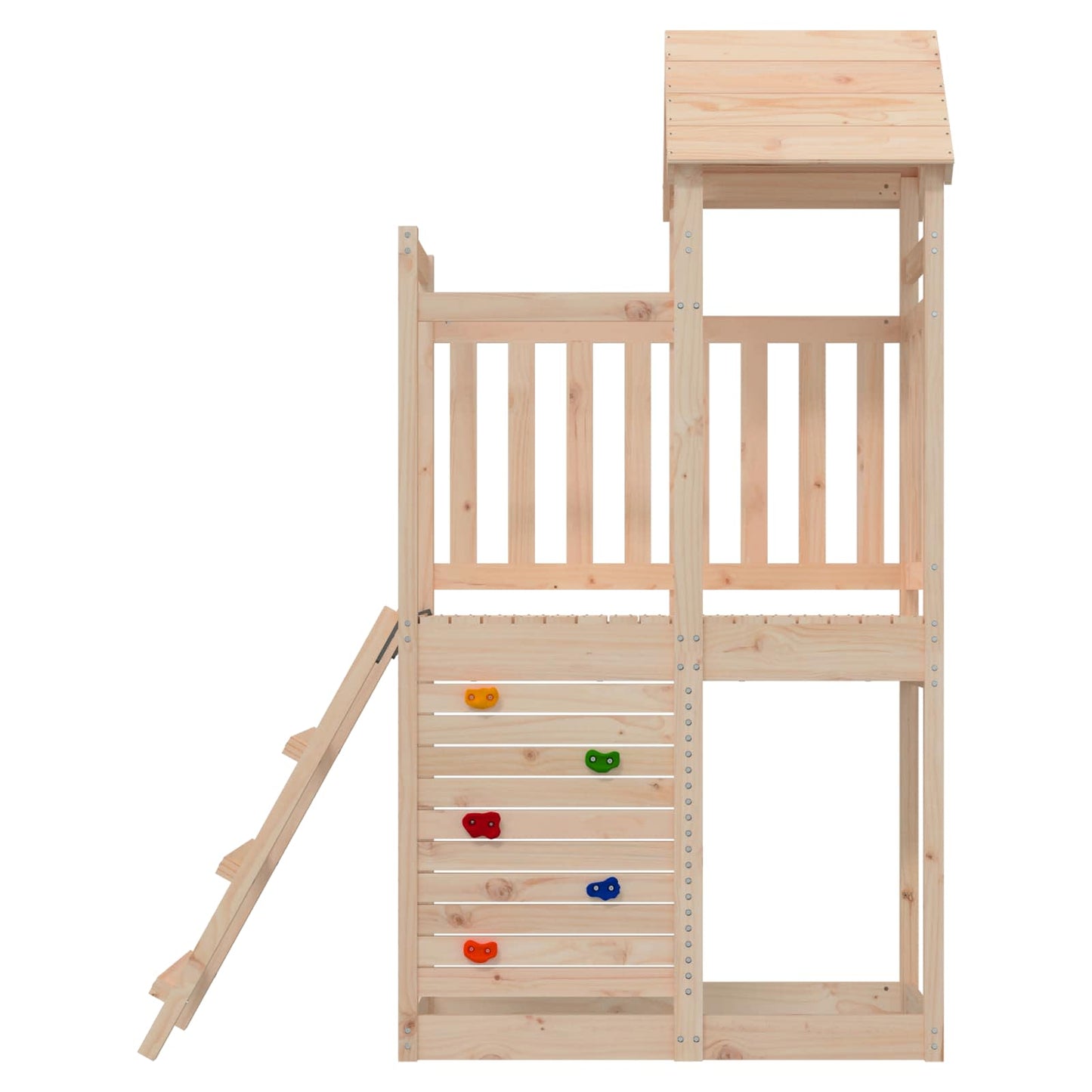 Play Tower Brown 110.5 x 52.5 x 214 cm Solid Pine Wood