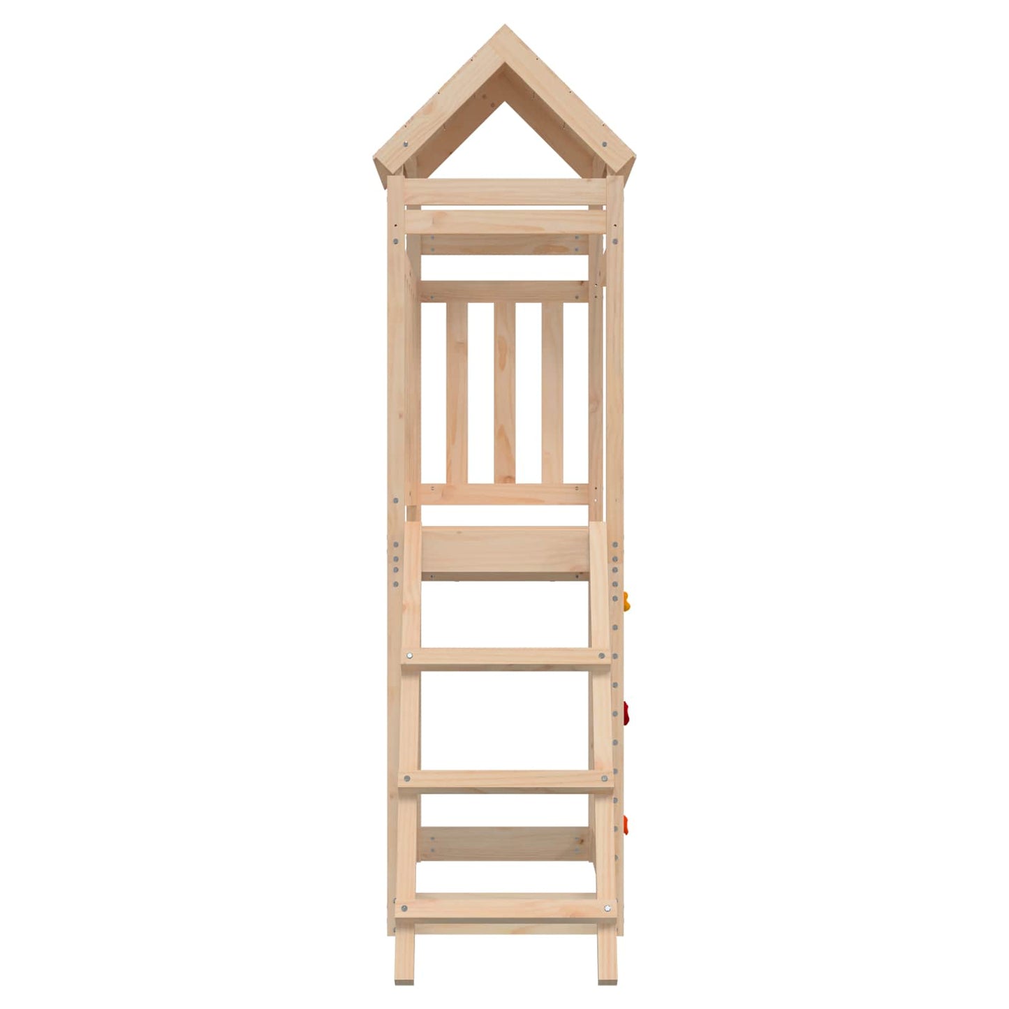 Play Tower Brown 110.5 x 52.5 x 214 cm Solid Pine Wood