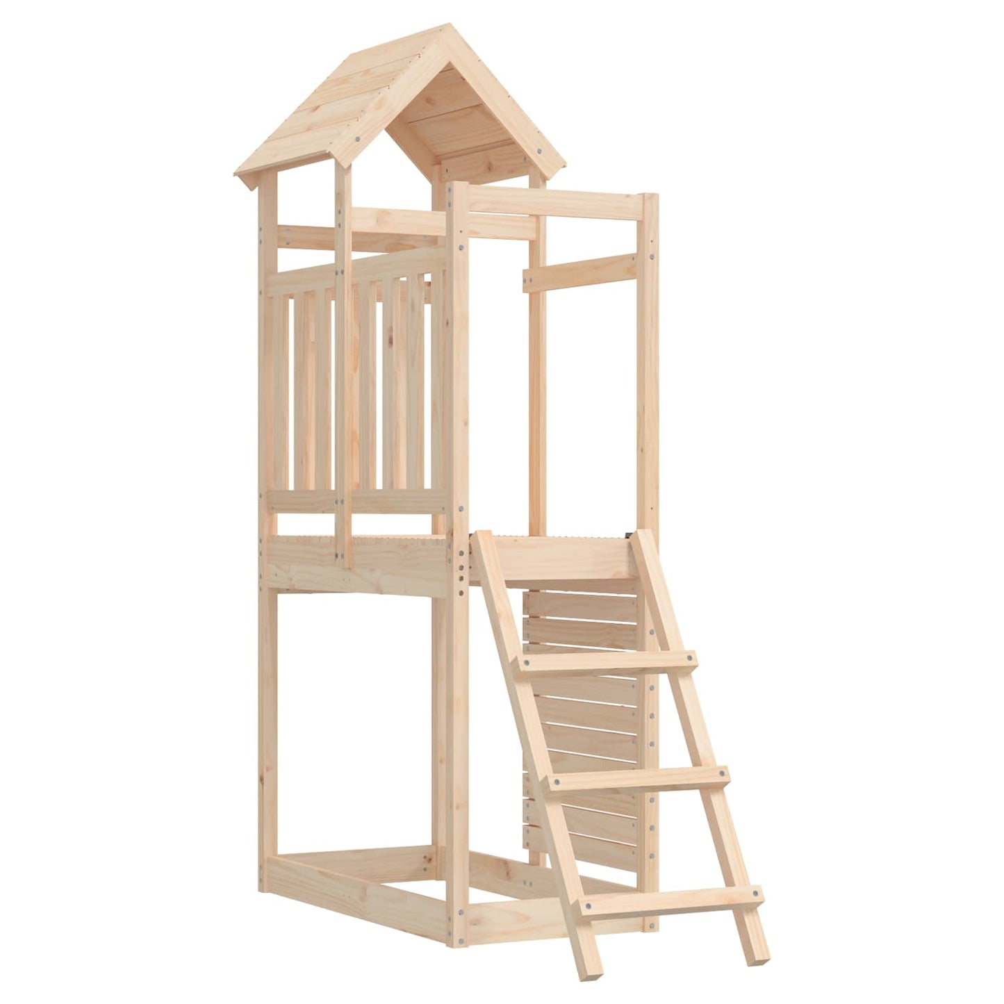 Play Tower Brown 110.5 x 52.5 x 214 cm Solid Pine Wood