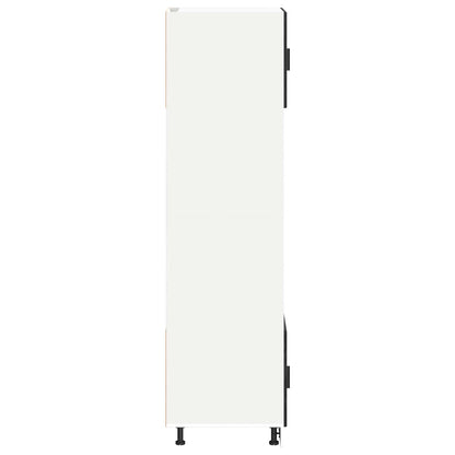 Oven Cabinet PORTO Black Oak 60 x 57 x 207 cm Engineered Wood