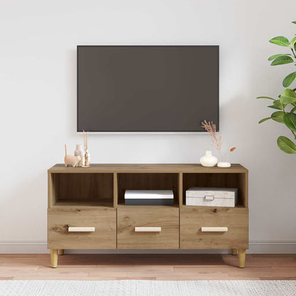 TV Cabinet 102 x 36 x 50 cm Artisian Oak Engineered Wood