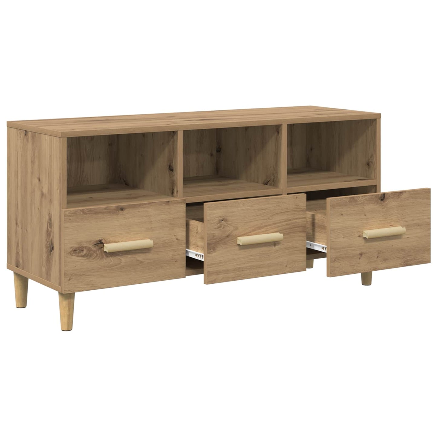 TV Cabinet 102 x 36 x 50 cm Artisian Oak Engineered Wood