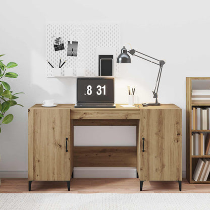 Desk Artisian Oak Engineered Wood 140 x 50 x 75 cm