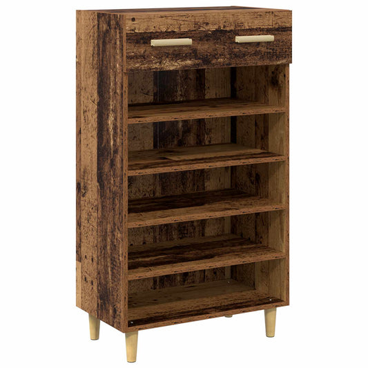 Shoe Cabinet 60 x 35 x 105 cm Engineered Wood Old Wood
