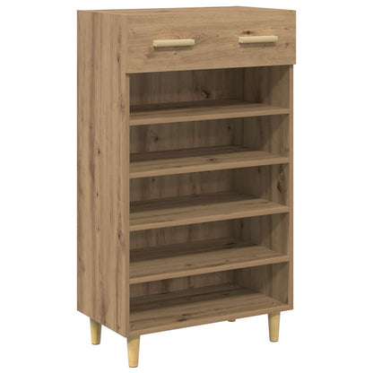 Shoe Cabinet 60 x 35 x 105 cm Engineered Wood Artisian Oak