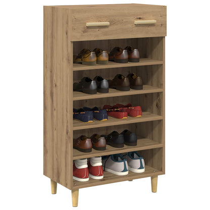 Shoe Cabinet 60 x 35 x 105 cm Engineered Wood Artisian Oak