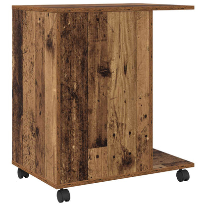 Printer Stand Plain Old Wood 60 x 40 x 68.5 cm Engineered Wood
