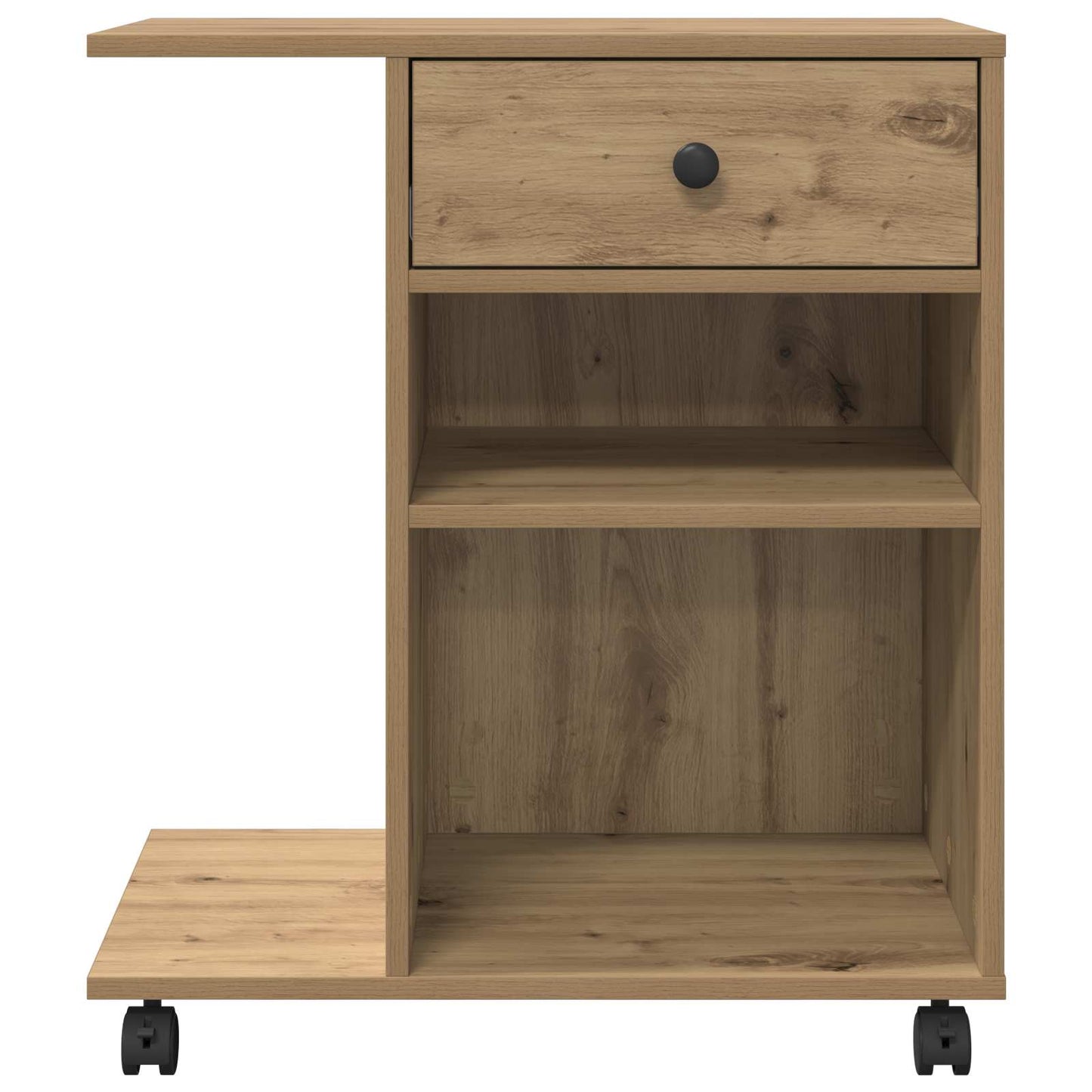Printer Stand Artisian Oak 60 x 40 x 68.5 cm Engineered Wood