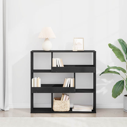 Book Shelf Black Oak 100 x 33 x 94.5 cm Engineered Wood
