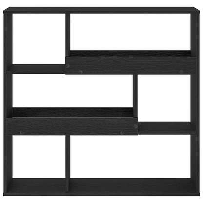 Book Shelf Black Oak 100 x 33 x 94.5 cm Engineered Wood
