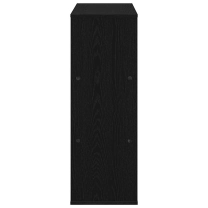 Book Shelf Black Oak 100 x 33 x 94.5 cm Engineered Wood
