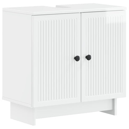 3 Piece Bathroom Cabinet Set EDE High Gloss White