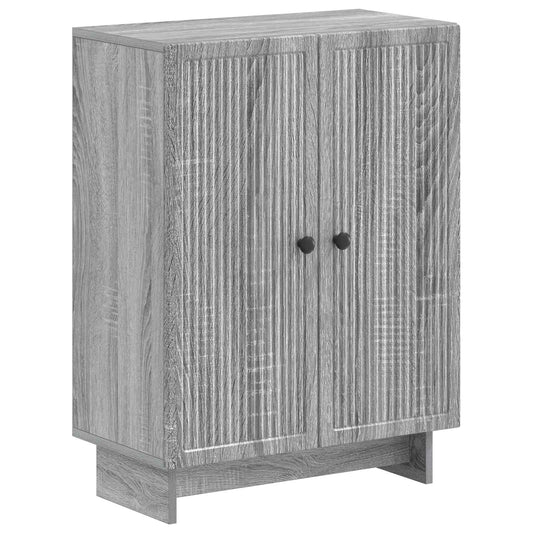 3 Piece Bathroom Cabinet Set EDE Grey Sonoma Engineered Wood