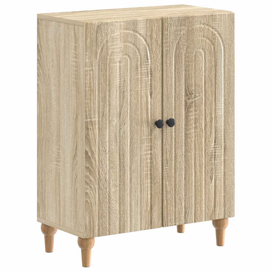 3 Piece Bathroom Cabinet Set ALKMAAR Sonoma Oak Engineered Wood