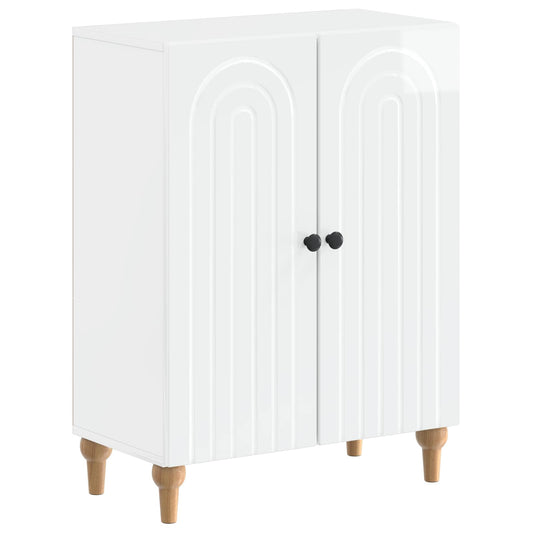 3 Piece Bathroom Cabinet Set ALKMAAR High Gloss White