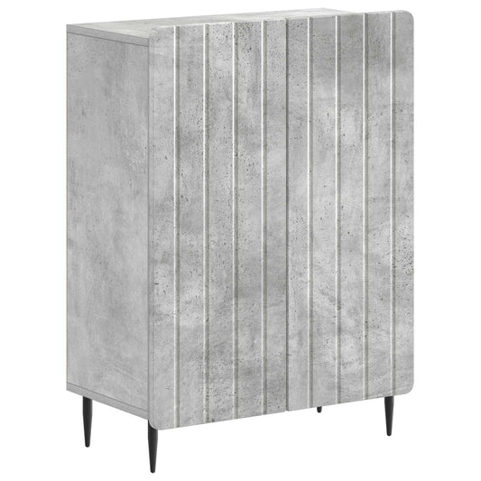 3 Piece Bathroom Cabinet Set ZWOLLE Concrete Grey