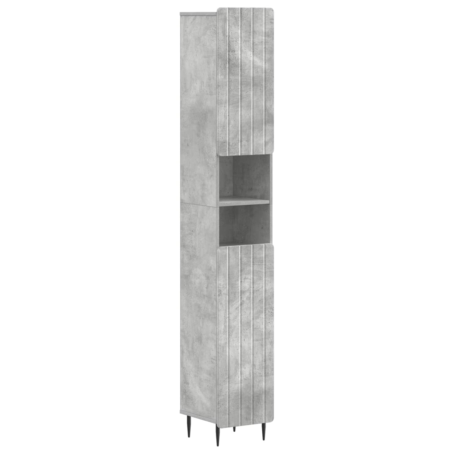 3 Piece Bathroom Cabinet Set ZWOLLE Concrete Grey