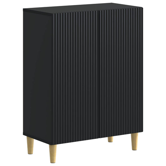 3 Piece Bathroom Cabinet Set ARNHEM Black Engineered Wood