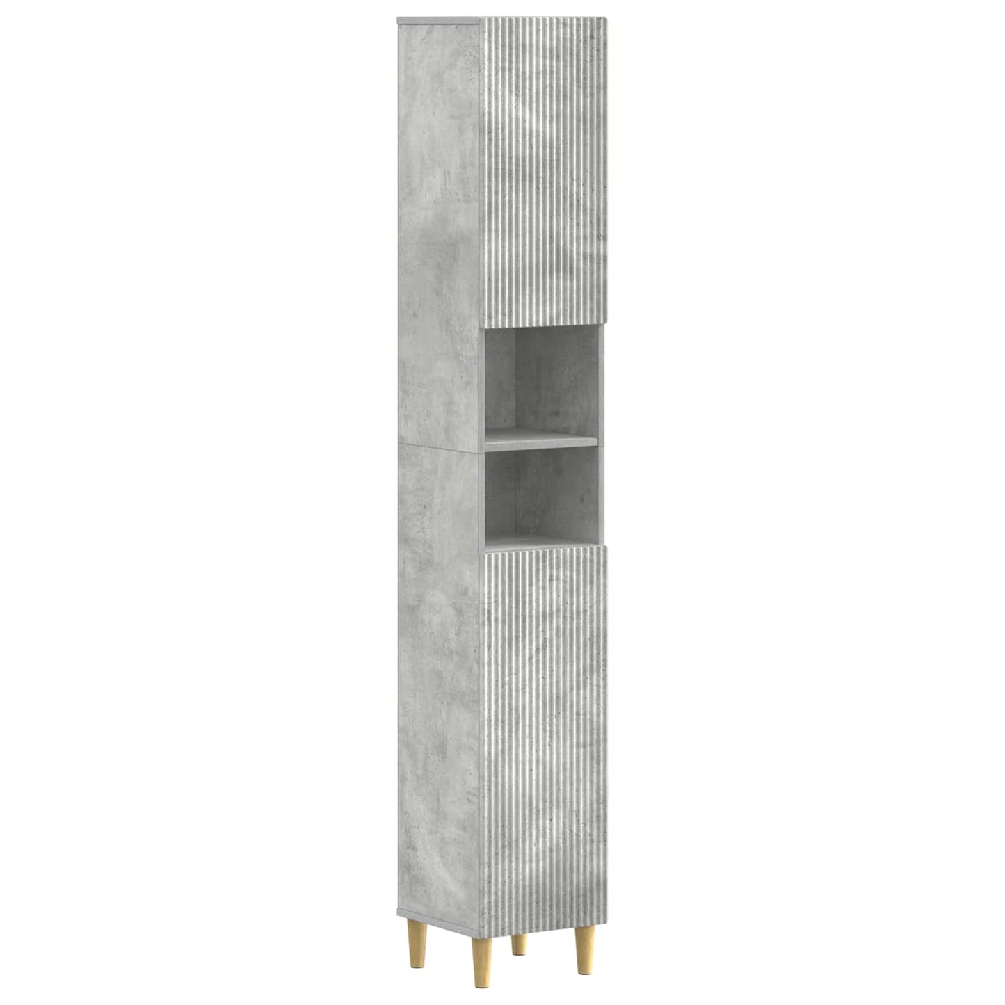 3 Piece Bathroom Cabinet Set ARNHEM Concrete Grey