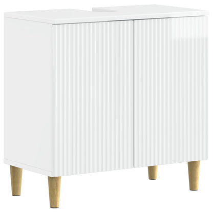 3 Piece Bathroom Cabinet Set ARNHEM High Gloss White