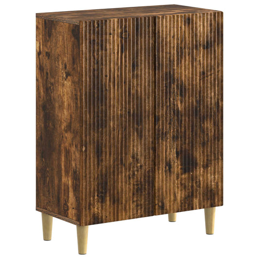 3 Piece Bathroom Cabinet Set ARNHEM Smoked Oak Engineered Wood
