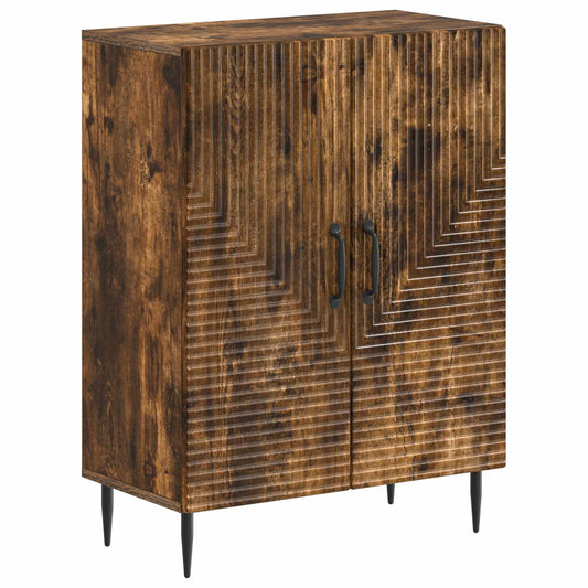 3 Piece Bathroom Cabinet Set HAARLEM Smoked Oak Engineered Wood