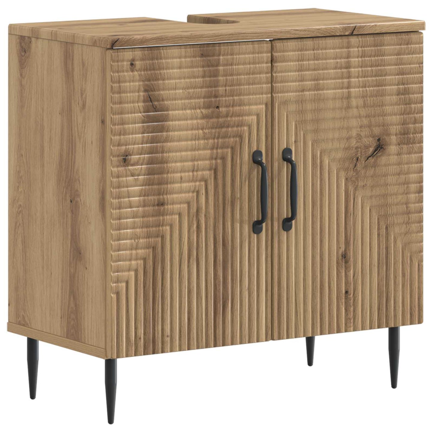 3 Piece Bathroom Cabinet Set HAARLEM Artisan Oak