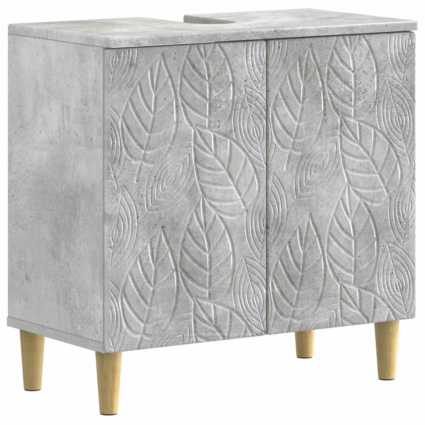3 Piece Bathroom Cabinet Set DELFT Concrete Grey