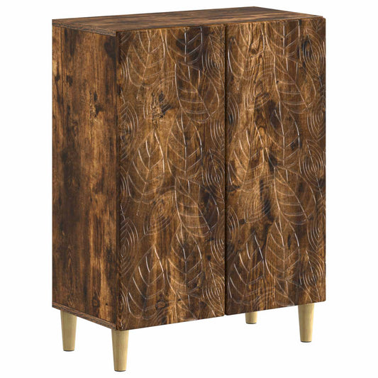 3 Piece Bathroom Cabinet Set DELFT Smoked Oak Engineered Wood