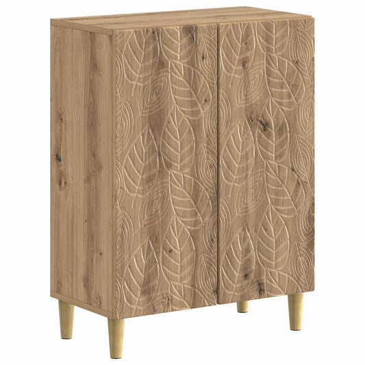 3 Piece Bathroom Cabinet Set DELFT Artisan Oak Engineered Wood