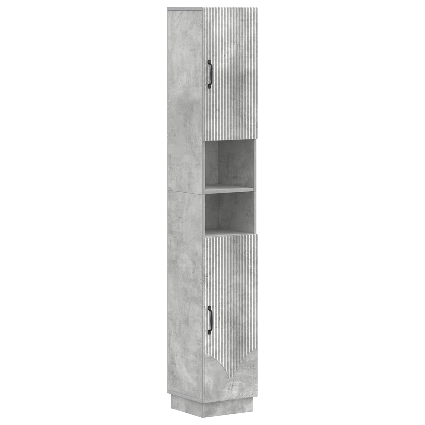3 Piece Bathroom Cabinet Set HOORN Concrete Grey