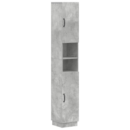 3 Piece Bathroom Cabinet Set HOORN Concrete Grey