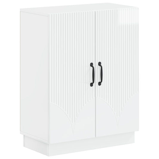 3 Piece Bathroom Cabinet Set HOORN High Gloss White