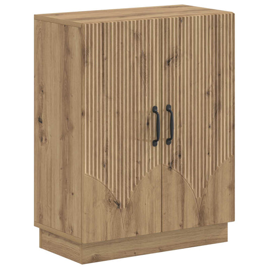 3 Piece Bathroom Cabinet Set HOORN Artisan Oak Engineered Wood