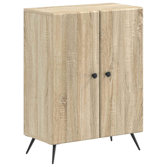 3 Piece Bathroom Cabinet Set BREDA Sonoma Oak Engineered Wood