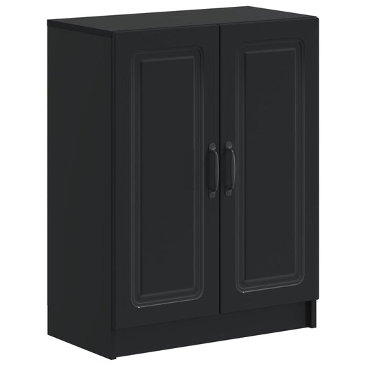 3 Piece Bathroom Cabinet Set UTRECHT Black Engineered Wood
