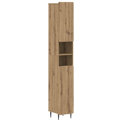 2 Piece Bathroom Cabinet Set ZWOLLE Artisan Oak Engineered Wood