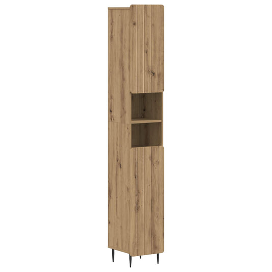 2 Piece Bathroom Cabinet Set ZWOLLE Artisan Oak Engineered Wood