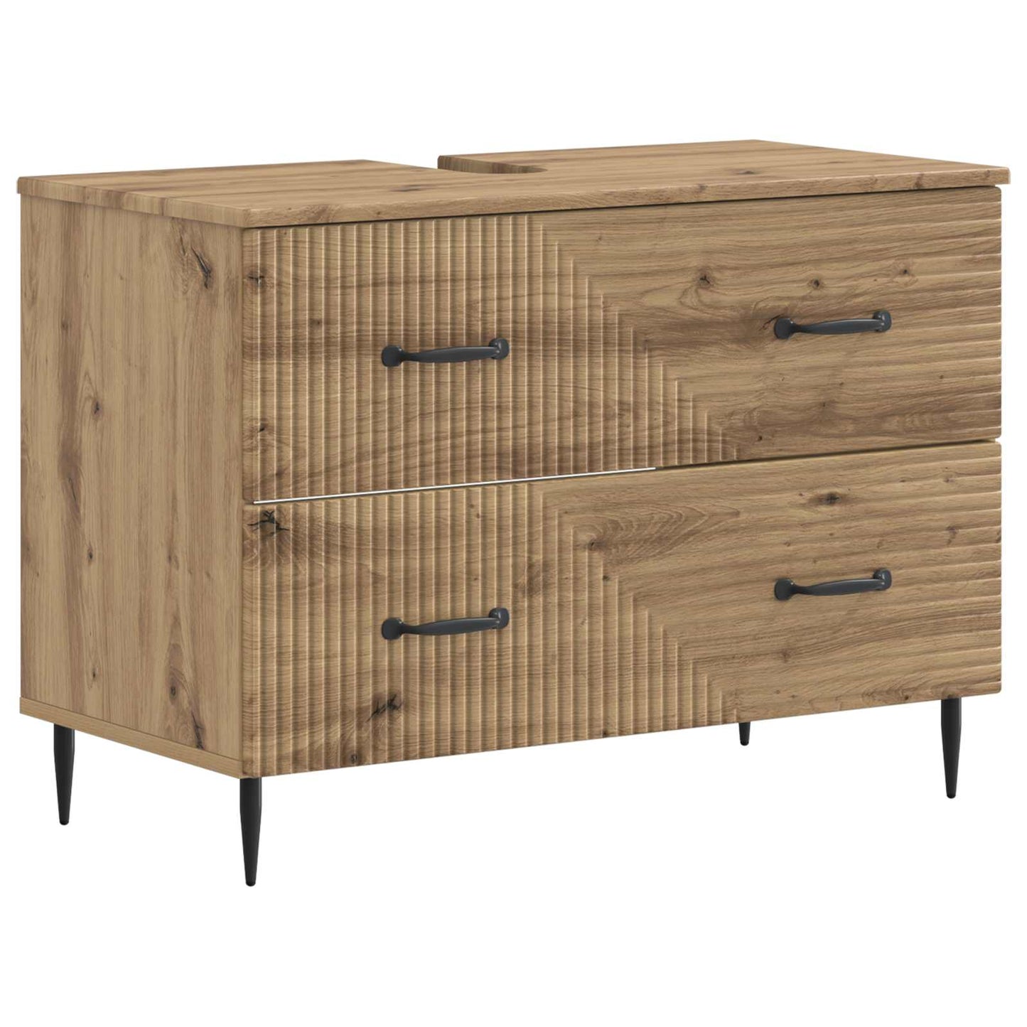 2 Piece Bathroom Cabinet Set HAARLEM Artisan Oak