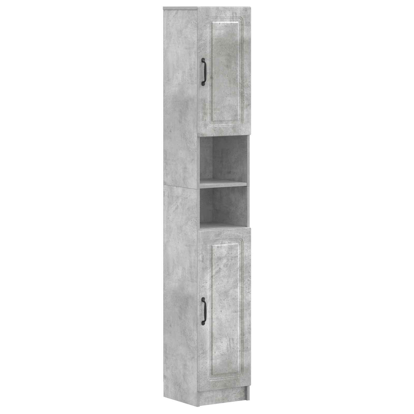 2 Piece Bathroom Cabinet Set UTRECHT Concrete Grey